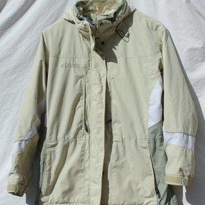 Columbia Hooded Jacket Anorak, Green, Lined